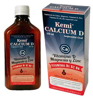 calcio vitamina d magnesio vitaminas suplemento dietario suspension oral x 360 ml