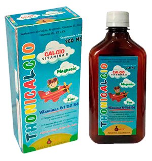 calcio vitamina d magnesio zinc vitaminas suplemento dietario para ninos suspension oral x 360 ml